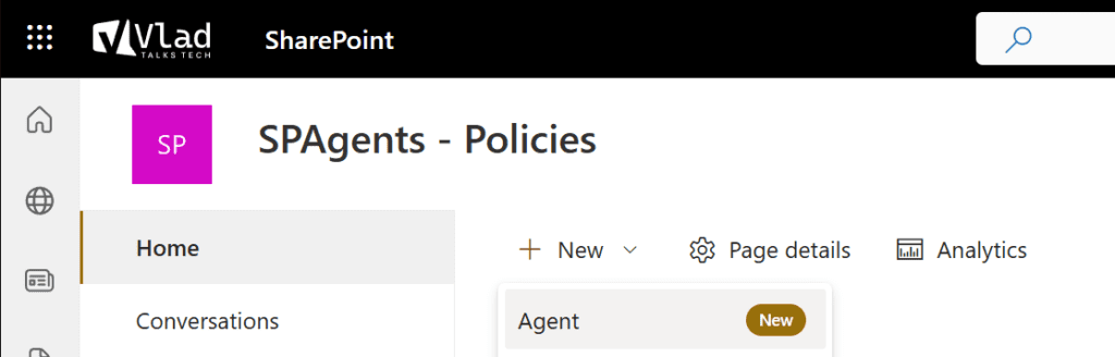 SharePoint agents
